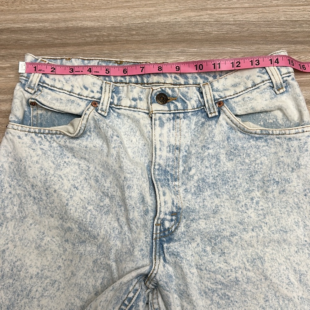 Orange tab San Francisco Vintage Levi’s 33x30 light acid wash amazing condition - Picture 8 of 10
